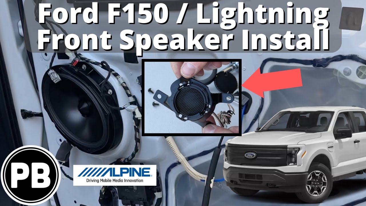 2021 - 2025+ Ford F150 / Lightning Front Speaker Install
