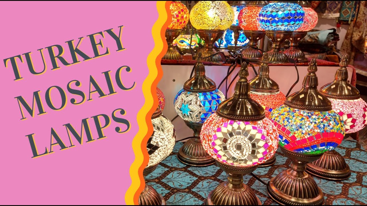 Turkey Mosaic lamps| Istanbul lights| Colourful lamps| Home Decor| Shopping vlog| Imported lamps
