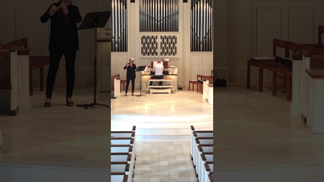 Joan Sparks and David Schelat ~Flute and Organ