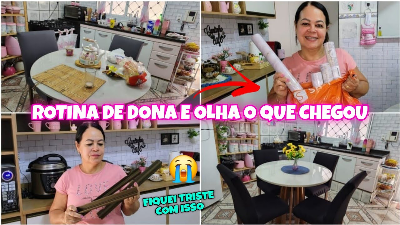 ROTINA CORRIDA OLHA O QUE CHEGOU PRA TRANSFORMAÇÃO DA SALA !✨️