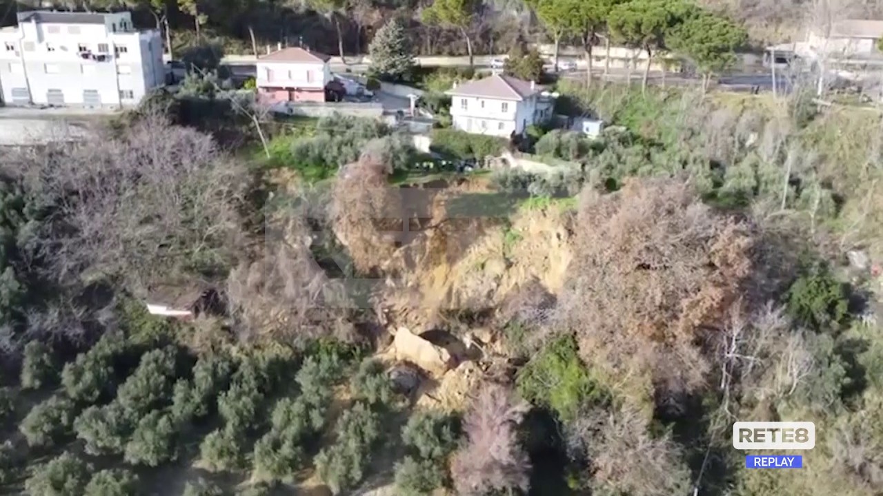 Frana Silvi - Preoccupazione per la strada provinciale