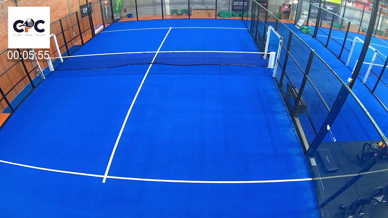 Padel em direto do Campo 5 do Clube Padel das Caldas