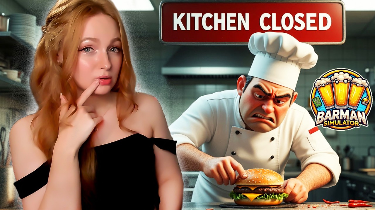 КУХНЯ ЗАКРЫТА! БУРГЕРЫ ЗАКОНЧИЛИСЬ!  ► Barman Simulator #10