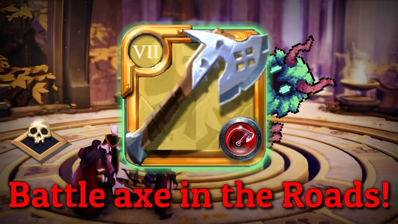 Playing battle axe in Avalonian roads in || Albion Online ||