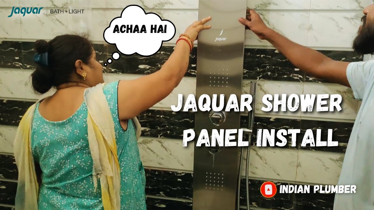 JAQUAR SHOWER PANEL INSTALL  | Step-By-Step Video