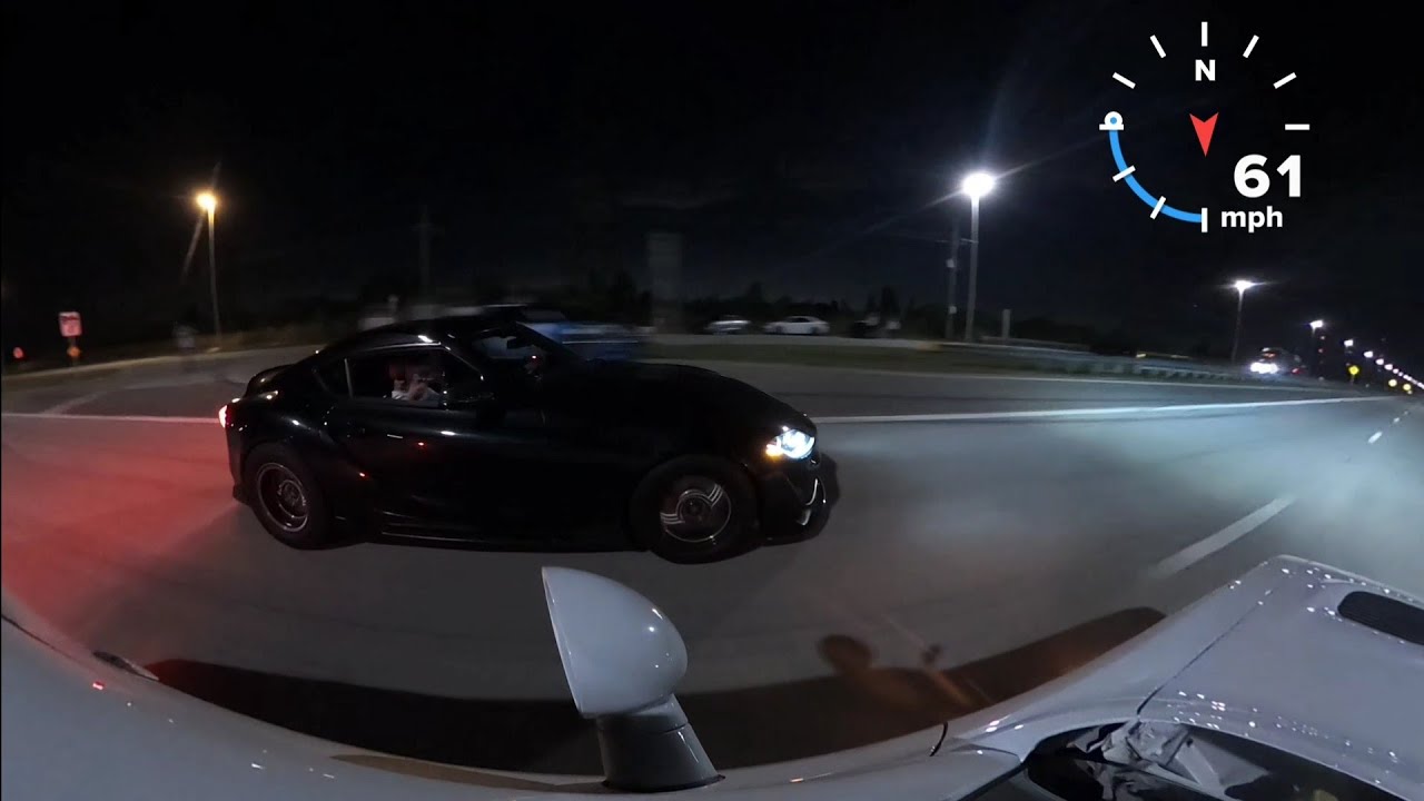 Dodge Challenger Hellcat Bolt Ons E85 vs Toyota Supra PT6870 Turbo E85