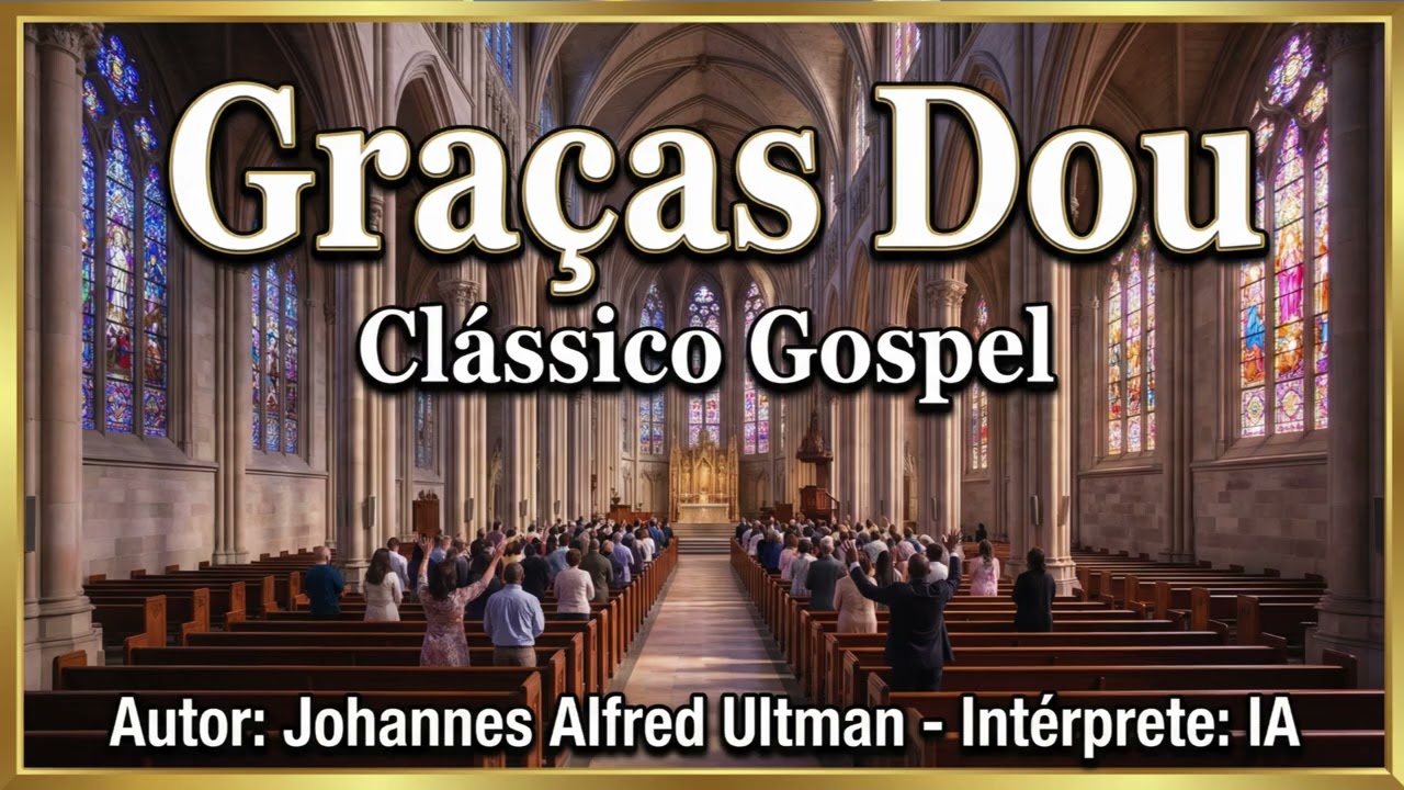 Graças dou - Clássico gospel (Harpa Cristã) IA
