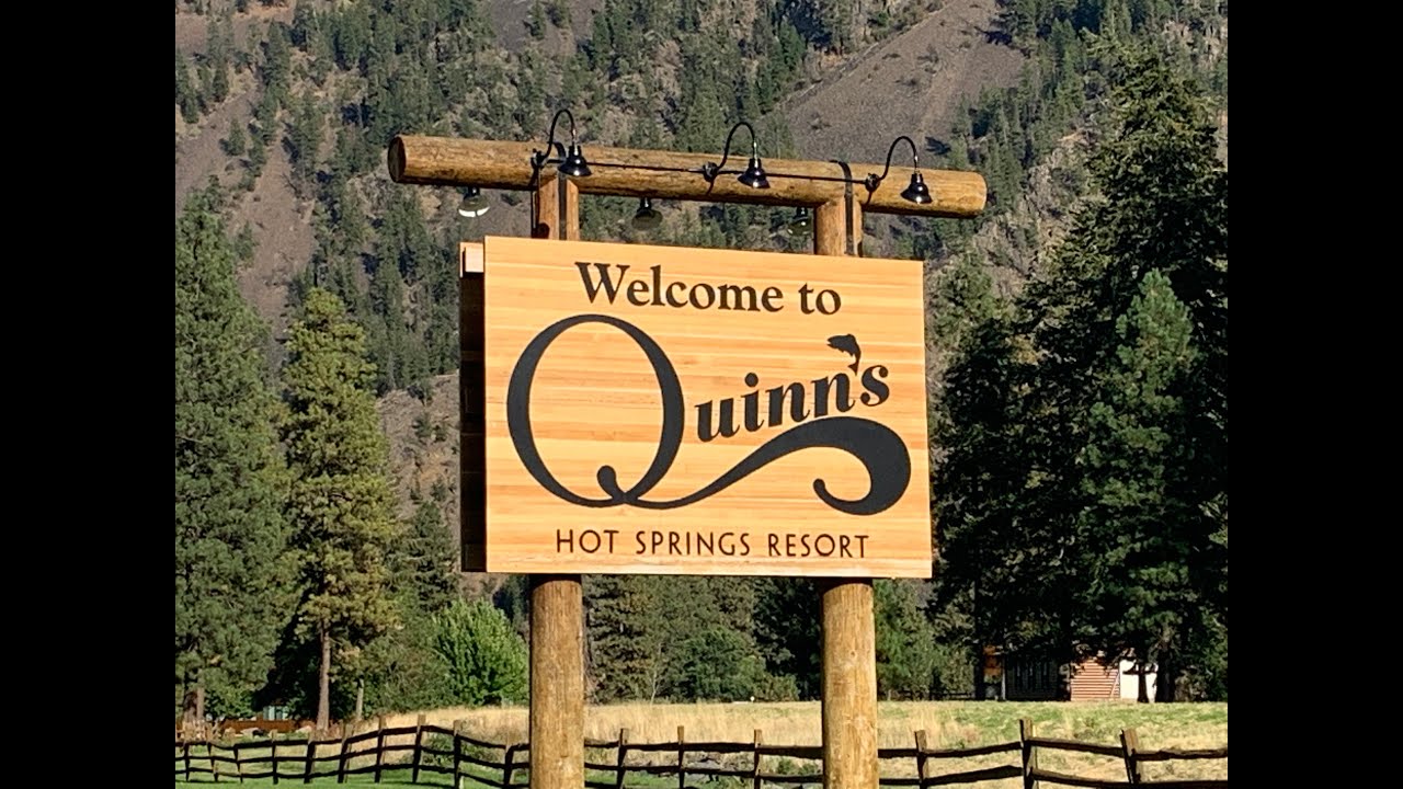 QUINN'S HOT SPRINGS - PARADISE, MONTANA. This is wonderful place with 7 separate hot spring pools.