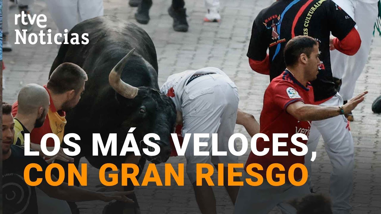 SAN FERM&Iacute;N 2023: Un HERIDO por ASTA DE TORO en una CARRERA VERTIGINOSA y con mucho RIESGO | RTVE