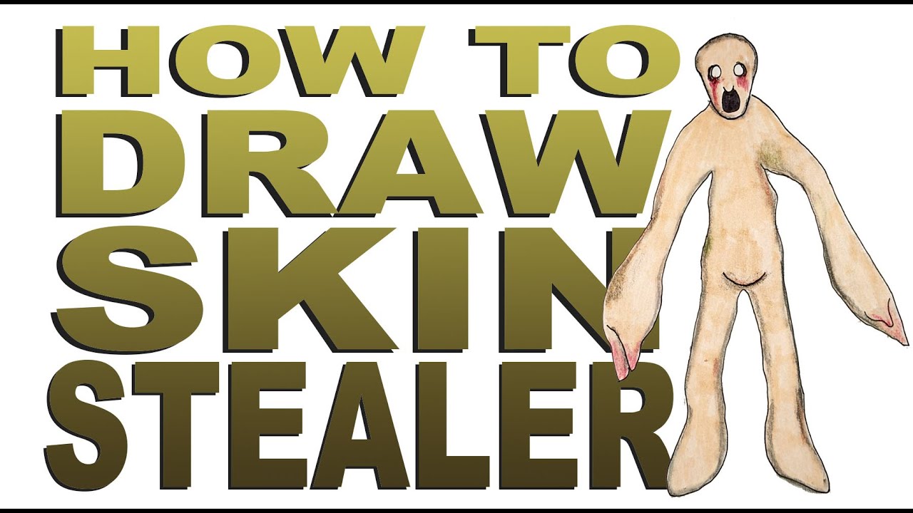 How to draw Skin Stealer (The Backrooms)