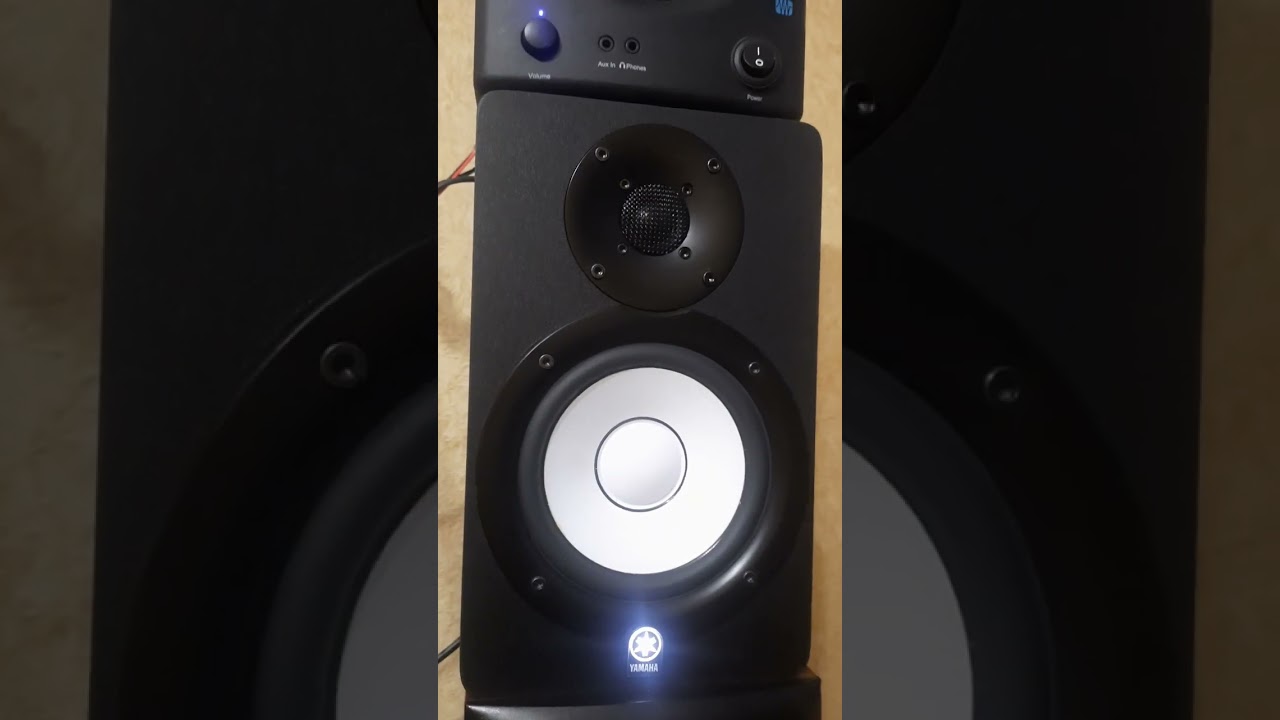 Студийные мониторы Yamaha hs5 обосрались компьютерная акустика Jetbalance JB381 лучше!!