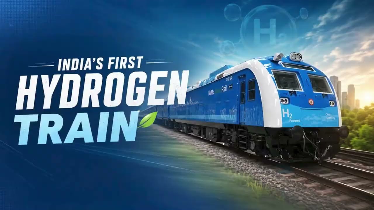 India's First Hydrogen-Powered Passenger Train | The Future of Indian Railways 🇮🇳