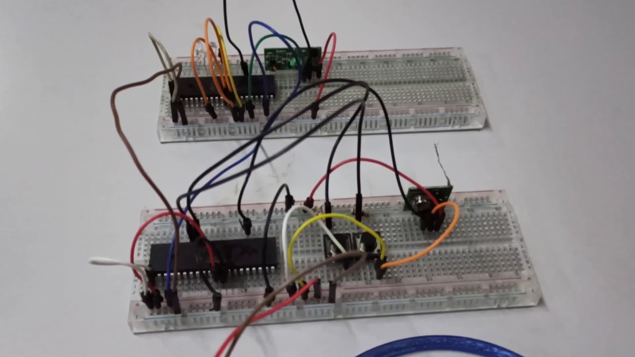 RF433 MHz Module with PIC 16F887