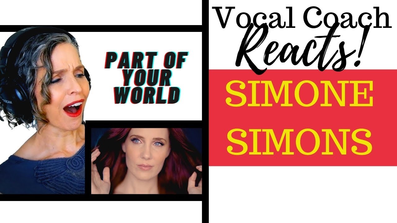 Part of your World - The Little Mermaid (Cover by Simone Simons) Vocal Coach Reacts & Deconstructs