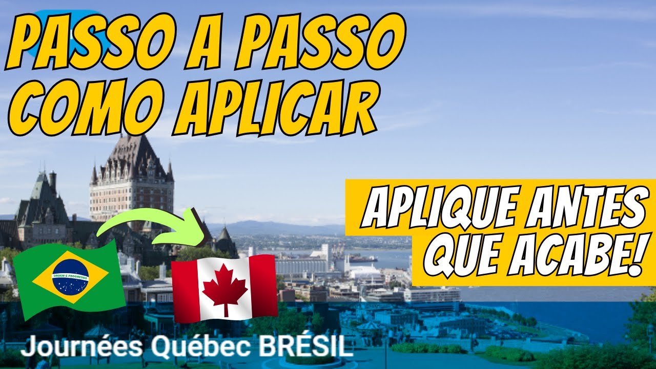 VENHA TRABALHAR NO CANADA EM 2024: QUEBEC esta CONTRATANDO no BRASIL!
