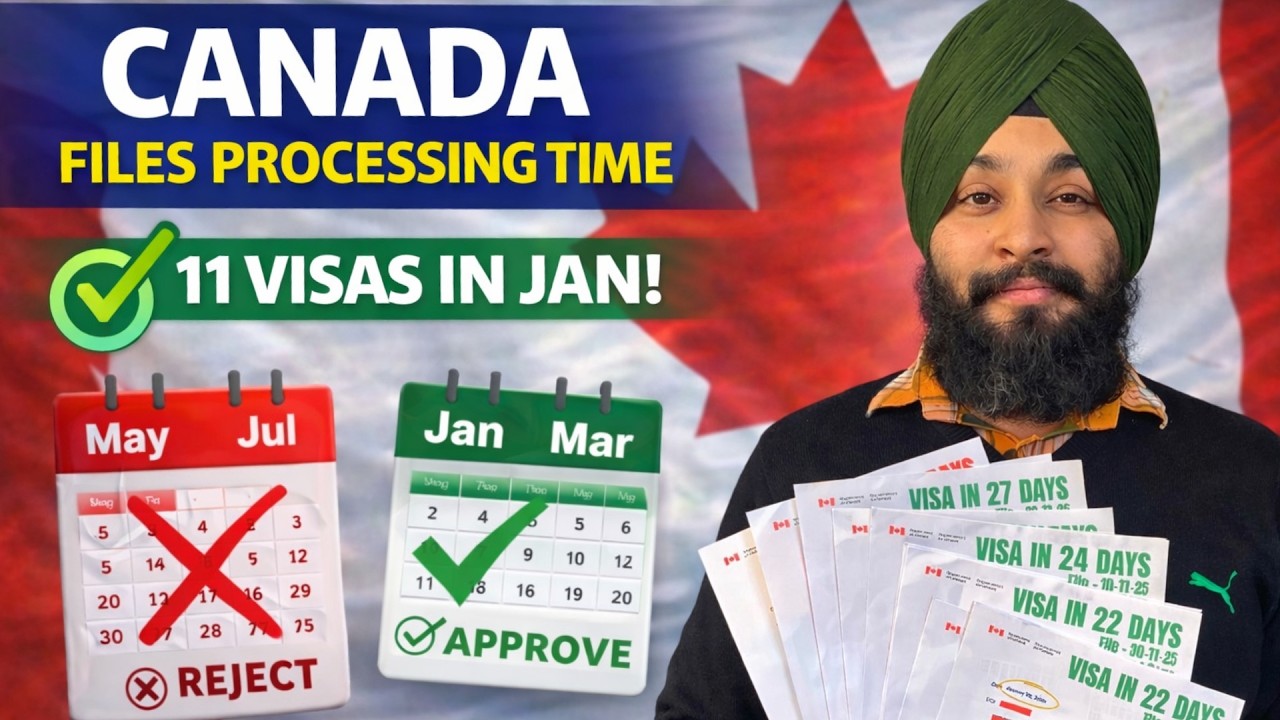 Canada Visitor Visa Processing Time 2026 | 11 Visas in 17 Days – Best Time to Apply