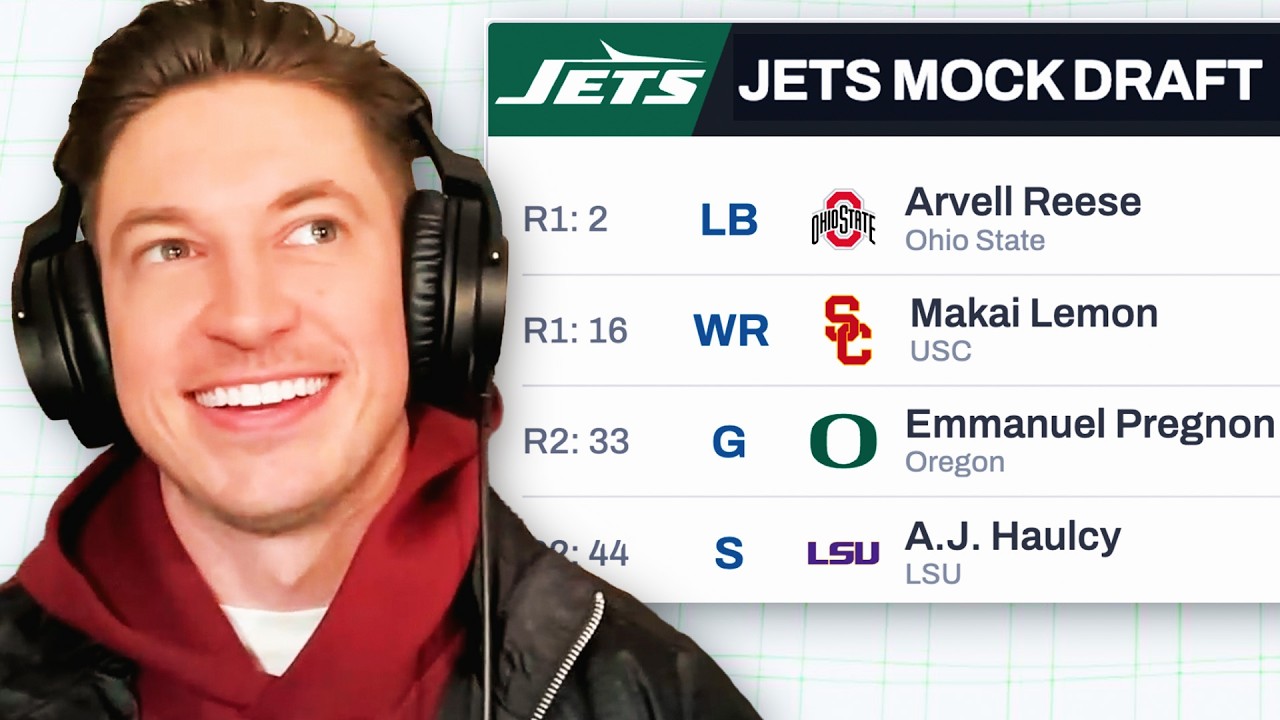 NEW New York Jets 3-Round Mock Draft (Post-Free Agency!)