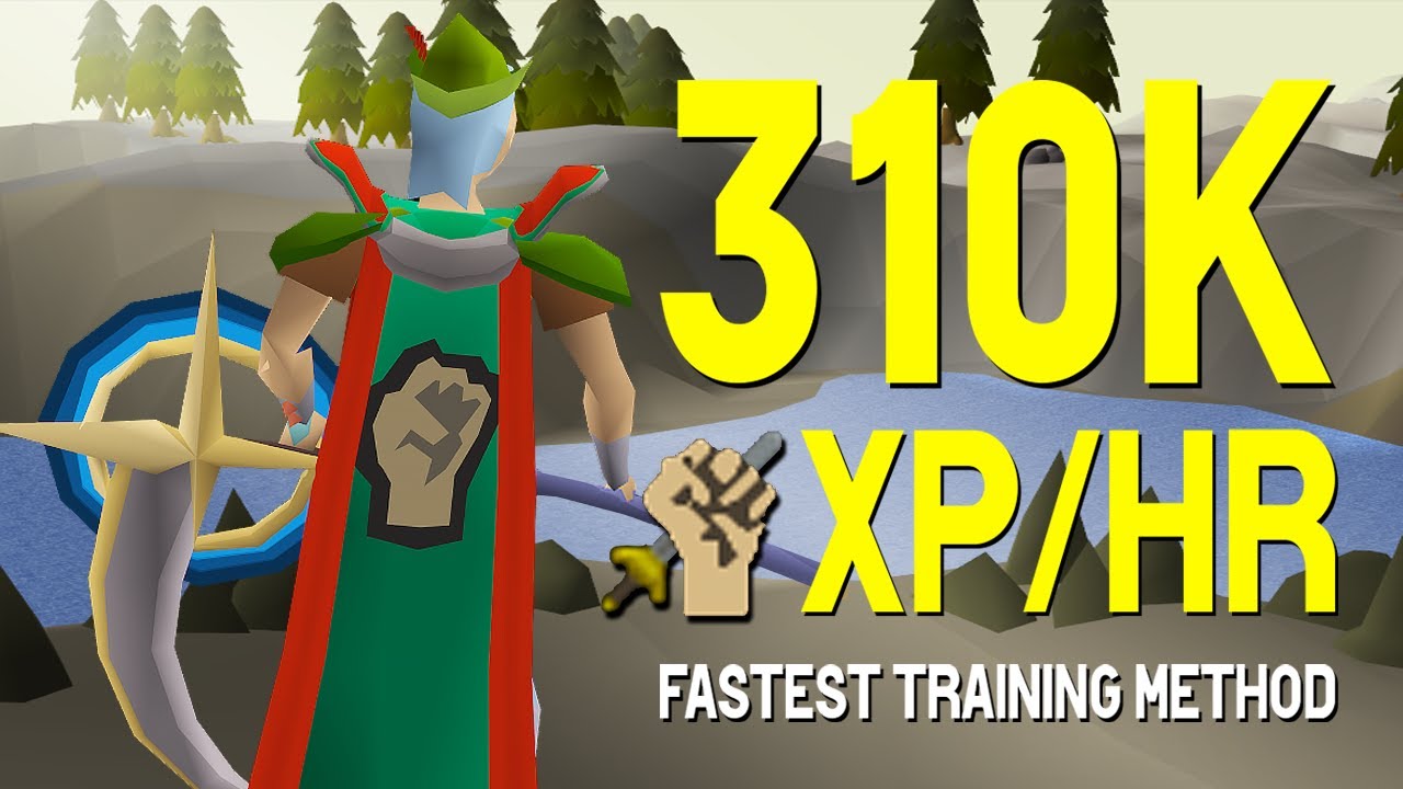 САМОЕ БЫСТРОЕ руководство по тренировкам силы и атаки OSRS! (310 тыс. опыта в час)