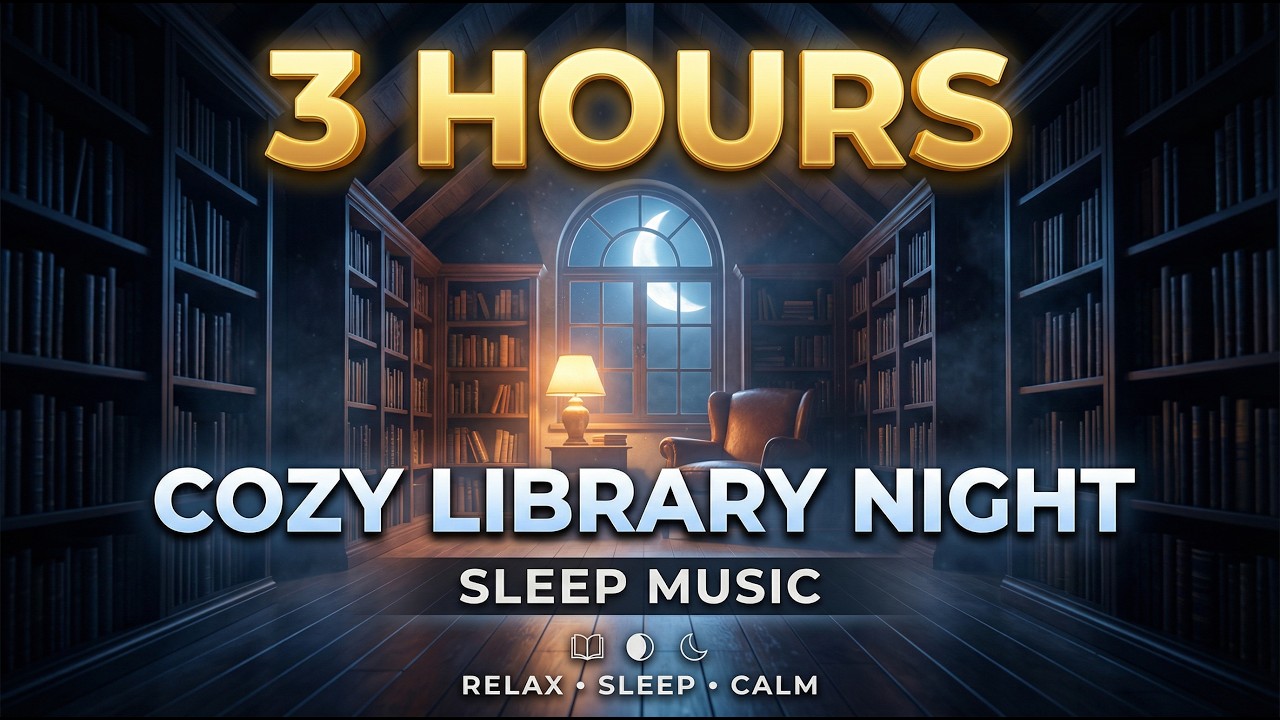 3 Hours Cozy Dusty Attic 📚 Brain Massage | Drowsy Tape 2026 | Can’t Sleep? 🌙