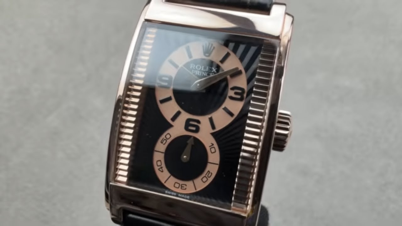 Обзор сертифицированных подержанных часов Rolex Cellini Prince 5442/5 BLK DB.