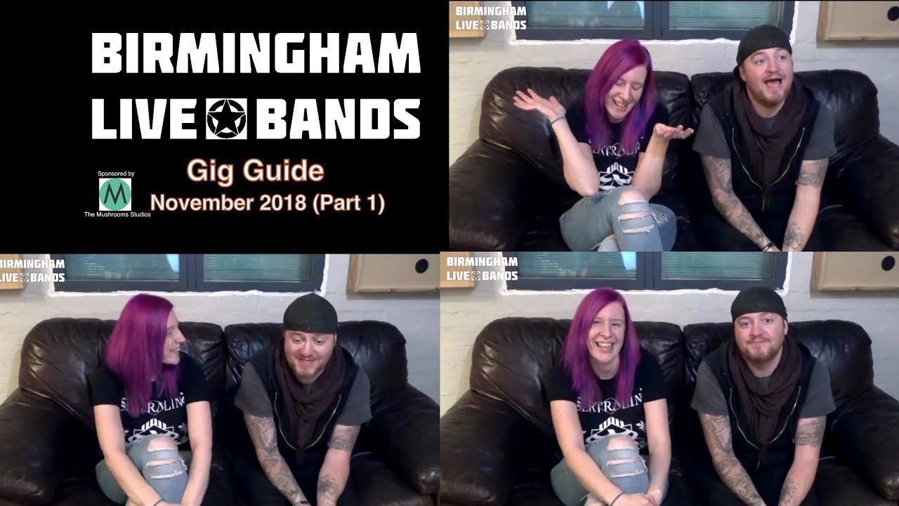 Birmingham Live Bands Gig Guide - November (Part 1)