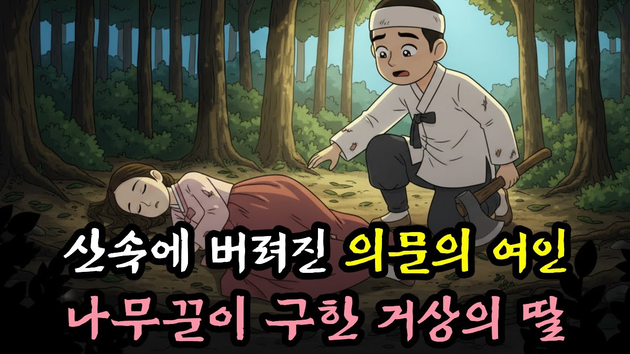 산속에 버려진 의문의 여인, 가난한 나무꾼이 구한 결과 조선 최고 거상의 딸이었다 | 야담 | 민담 | 전설 | 설화 | 조선이야기