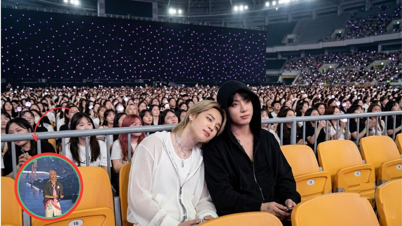 3 minutes ago: Jungkook wasn't alone! 🥹💜 Jimin reportedly accompanied him to the Stray Kids concert!