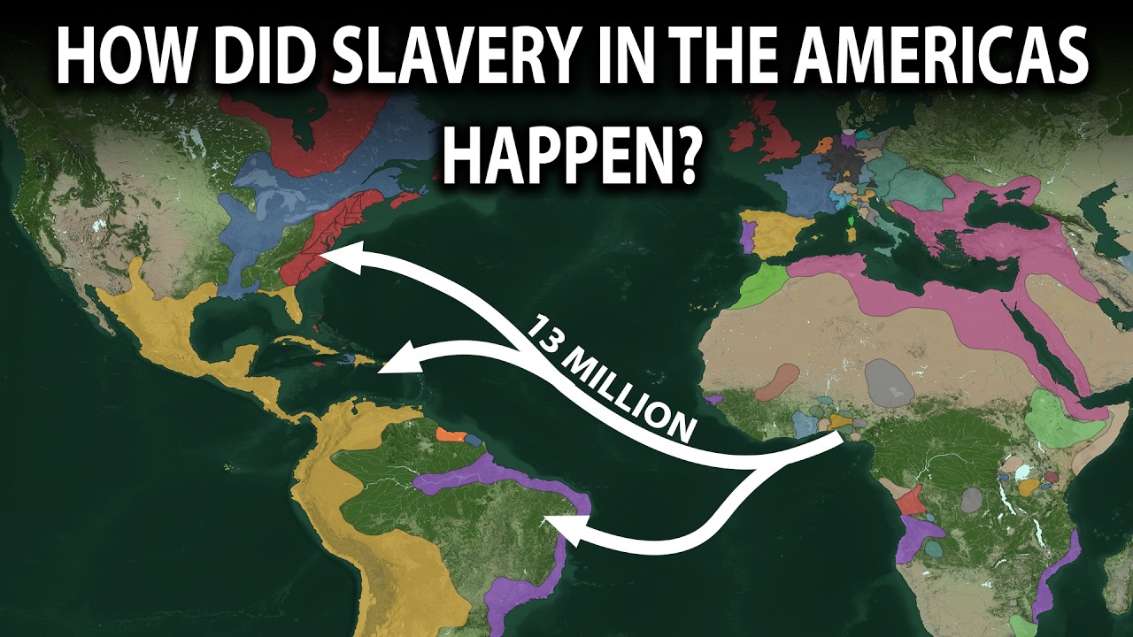 THE HISTORY OF SLAVERY IN AMERICA | MAPPED