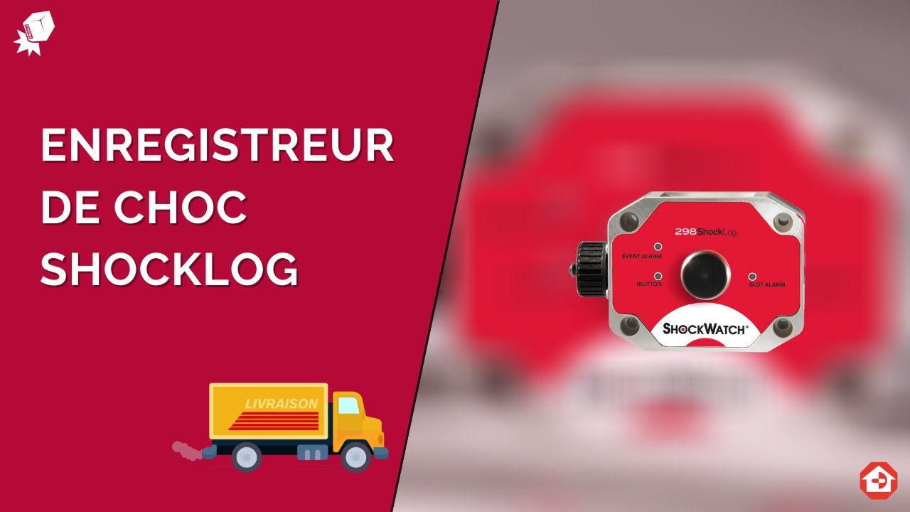 Notre enregistreur de choc Shocklog sur la chaîne HIGH SIDE