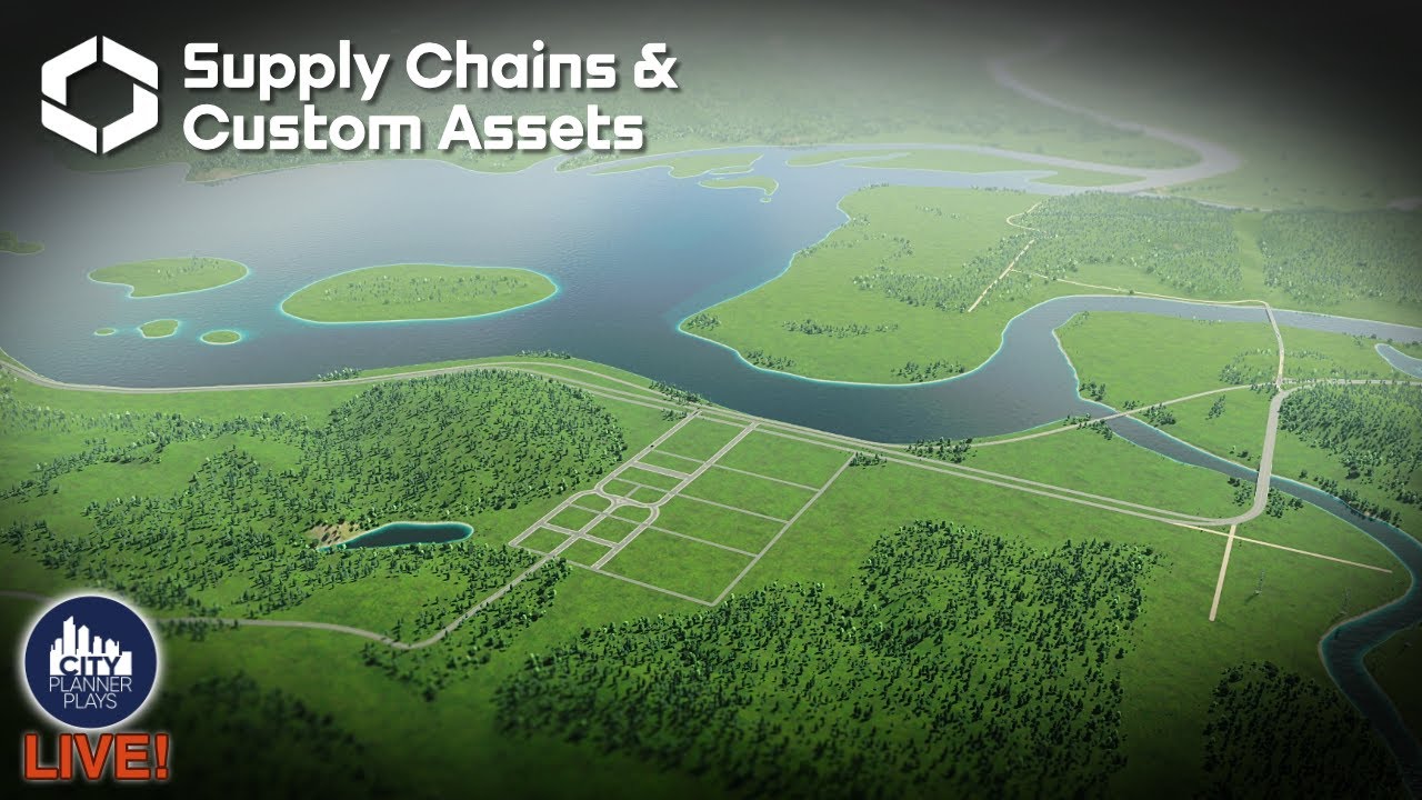 Let's Build a New City with Supply Chains & Assets... LIVE!  | Building & Brews