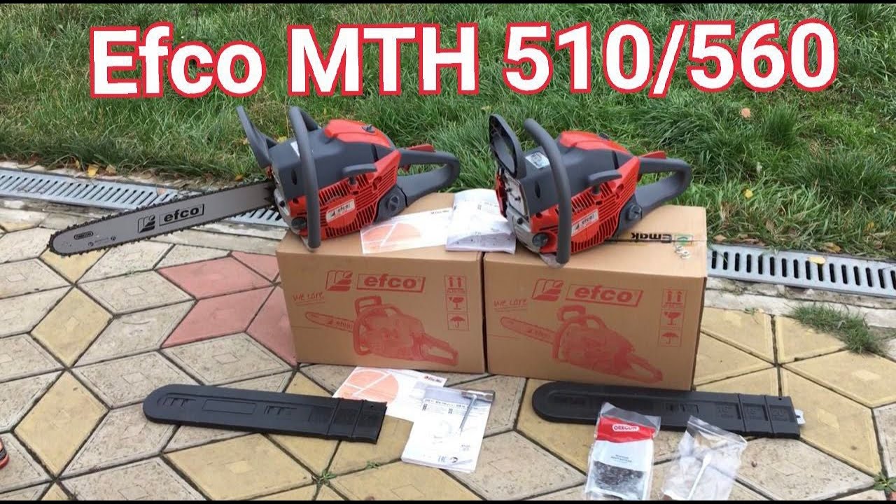 Вся правда о бензопилах Efco MTH 560 и Efco MTH 510