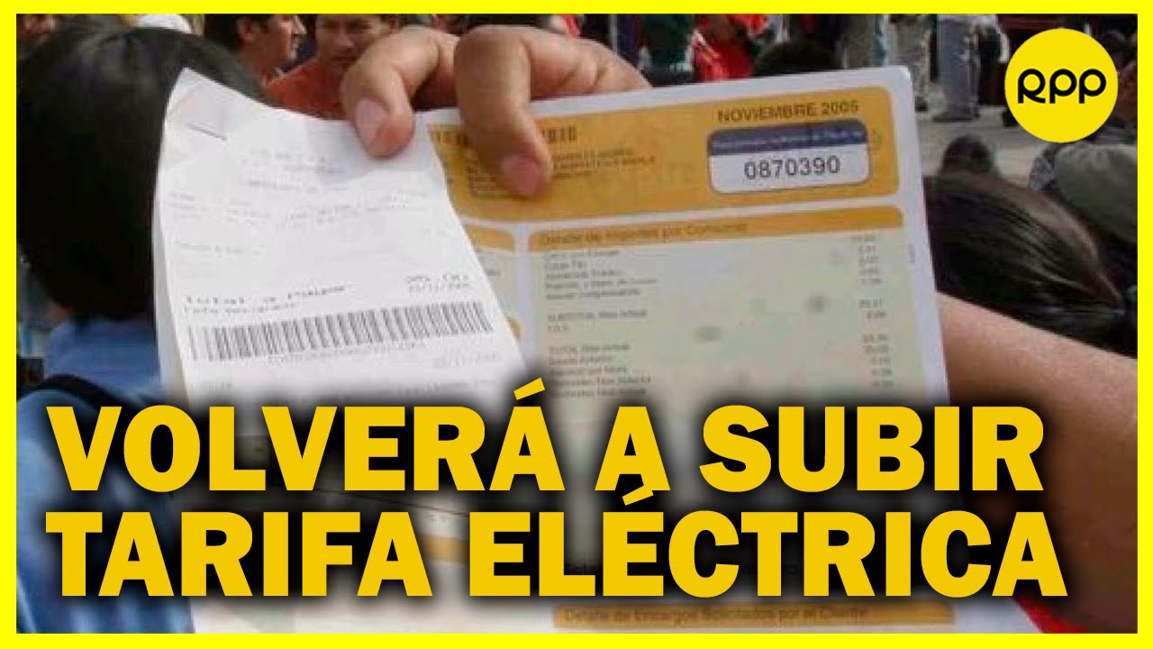 Tarifas eléctricas volverán a subir este mes para usuarios residenciales