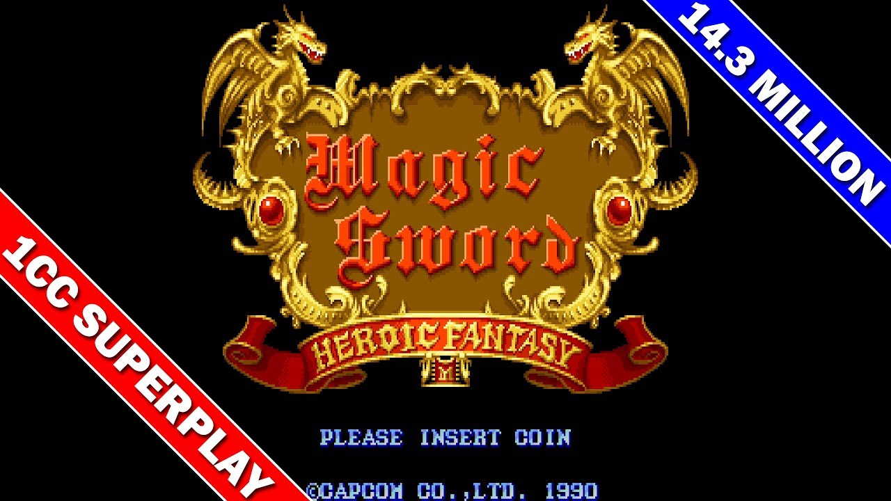 Magic Sword: Heroic Fantasy 1CC Superplay (USA) / マジックソード [Arcade] - Score: 14,309,221