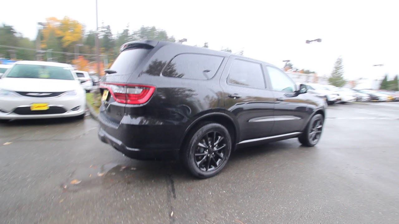 2018 Dodge Durango R/T Blacktop AWD | Black | JC115877 | Redmond | Seattle |