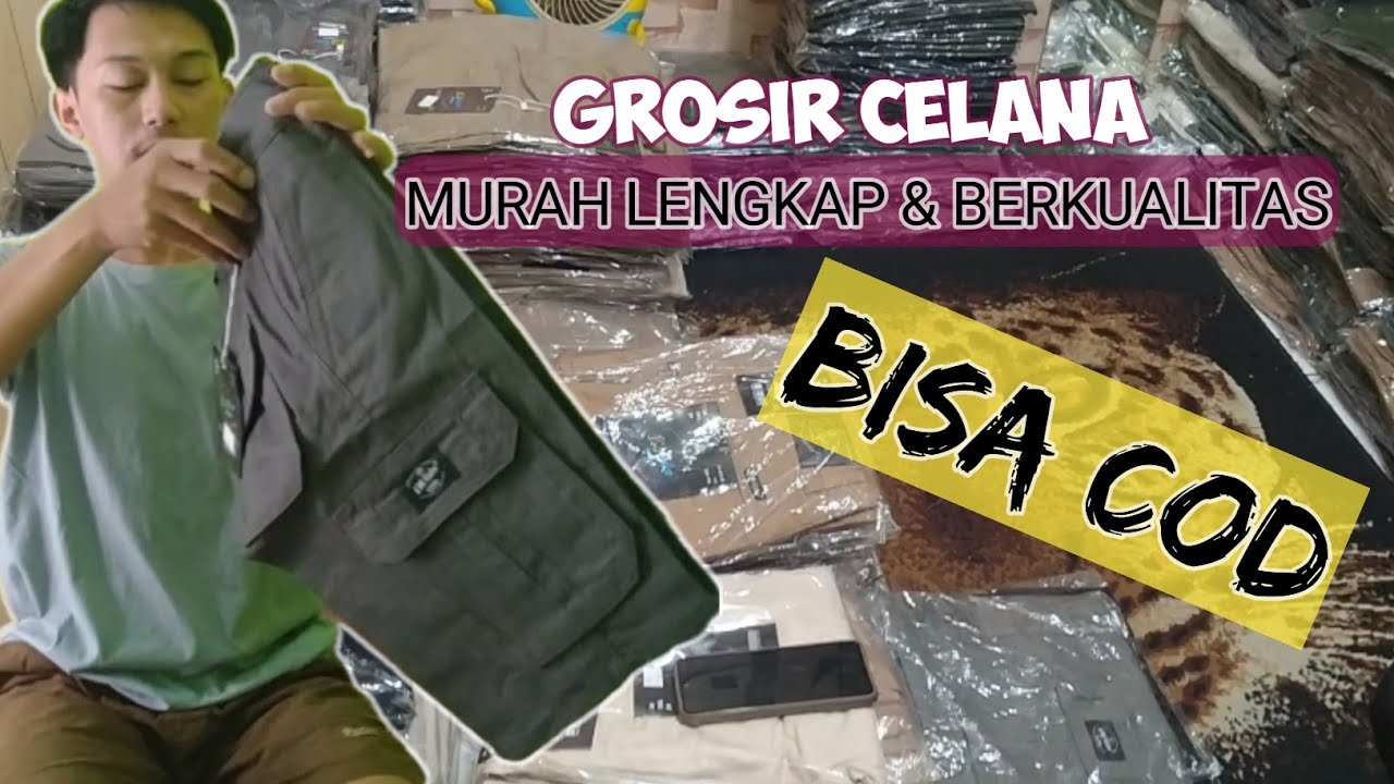 SUPPLIER CELANA DISTRO MURAH | ECER & GROSIR | BISA BAYAR DI TEMPAT COD