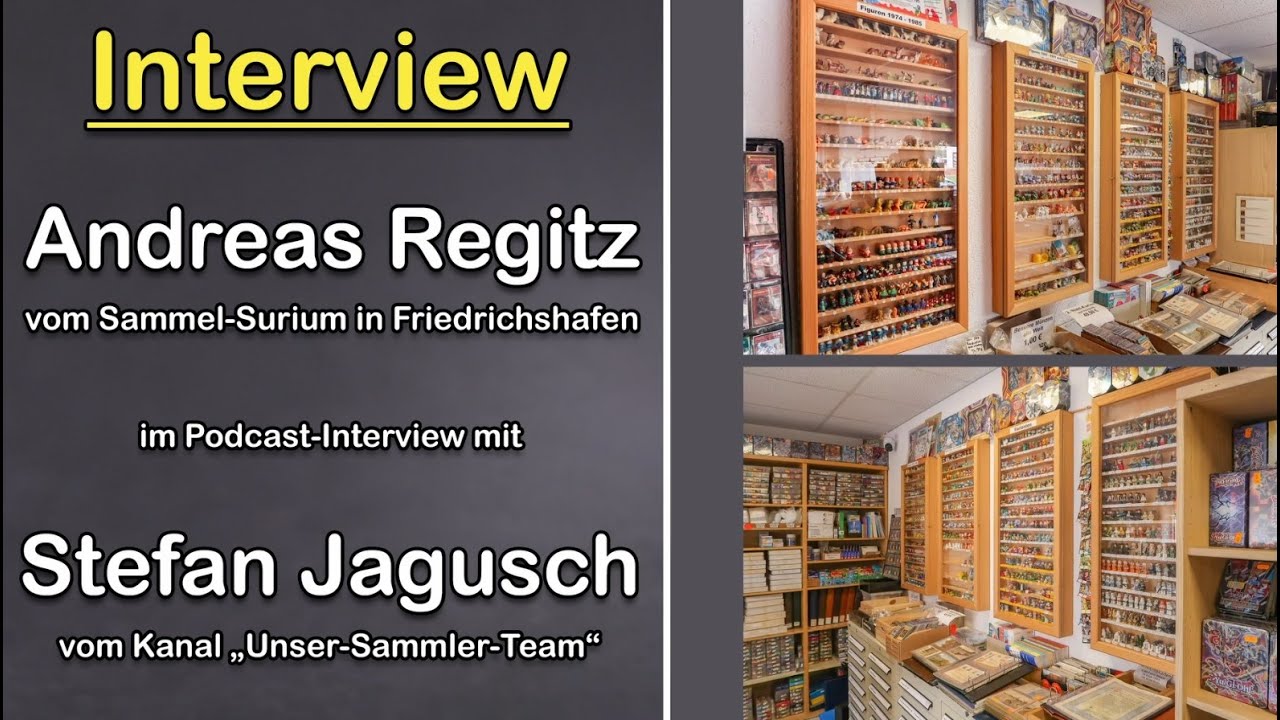 Interview mit Andreas Regitz von Sammel-Surium (Podcast als Film)
