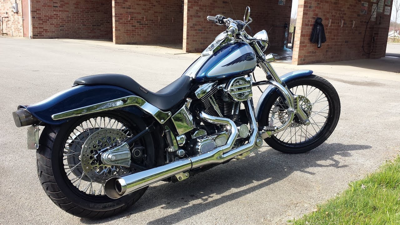 The Widest Harley Softail Rear Tire Setup (Without major modifications)