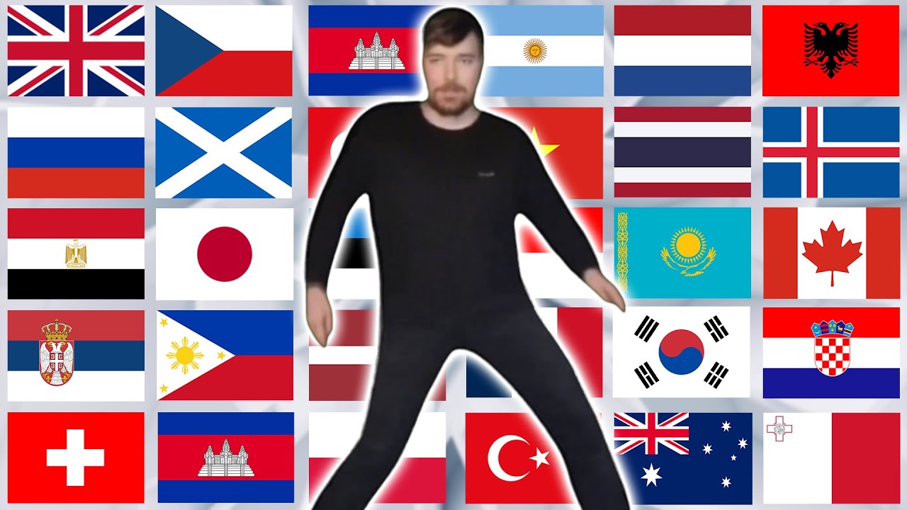 MrBeast Rizz Dance in 70 Languages Meme