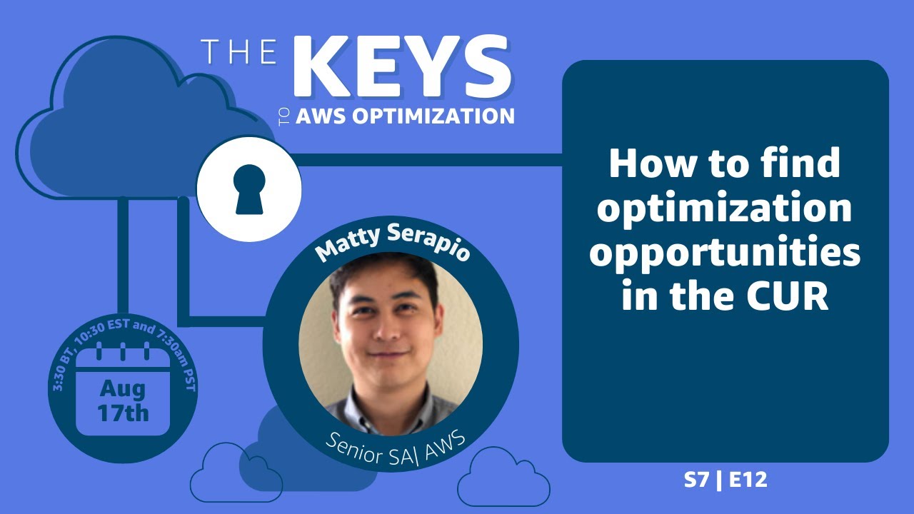 How to find optimization opportunities in the CUR | The Keys to AWS Optimization | S7 E12