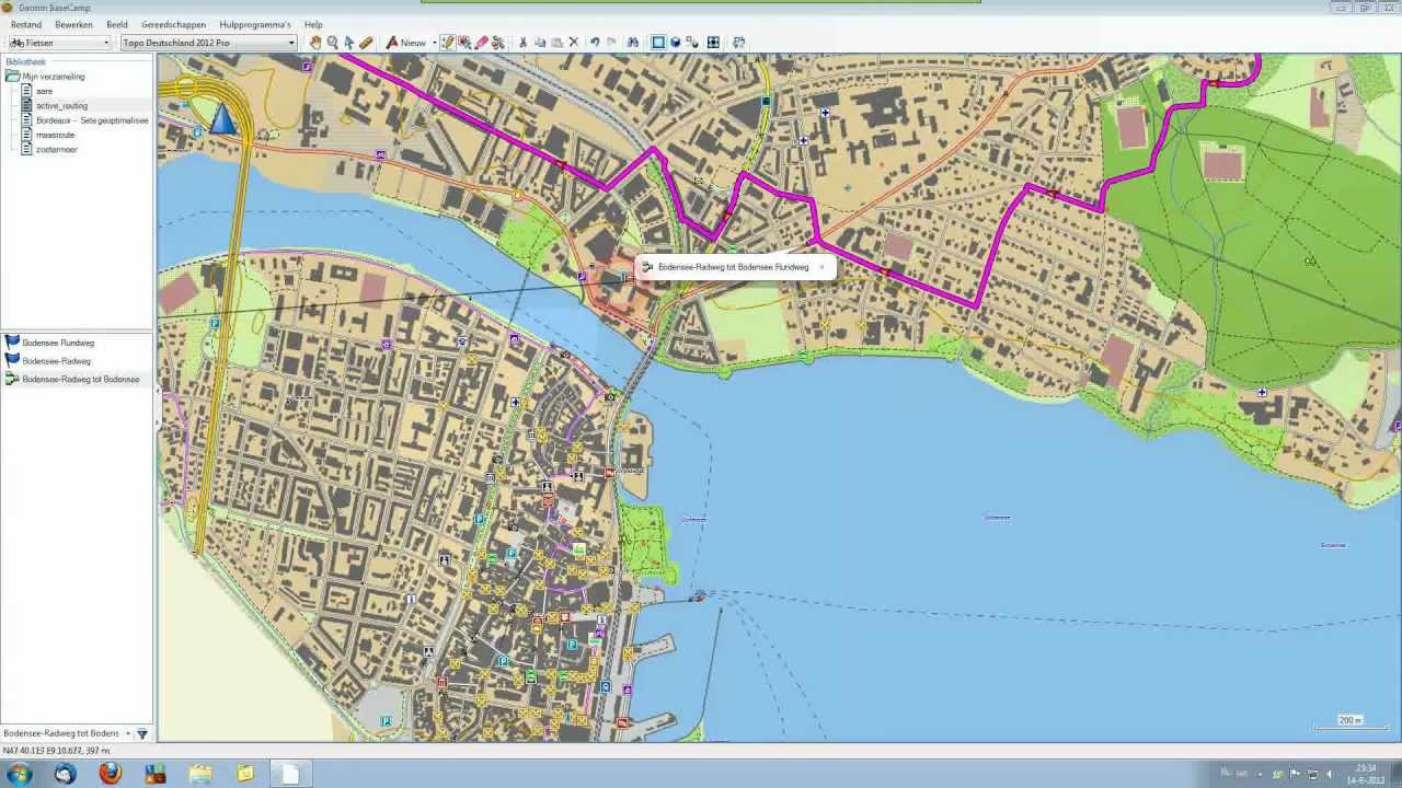 Route maken met Garmin active routing