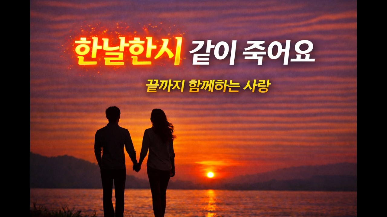 한날한시 같이 죽어요 | 끝까지 함께하는 사랑  | 잠들기 전 듣는 감성 시노래