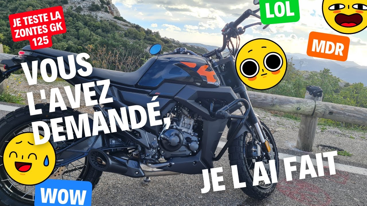 je test la zontes gk 125 et je la compare avec la scrambler 125