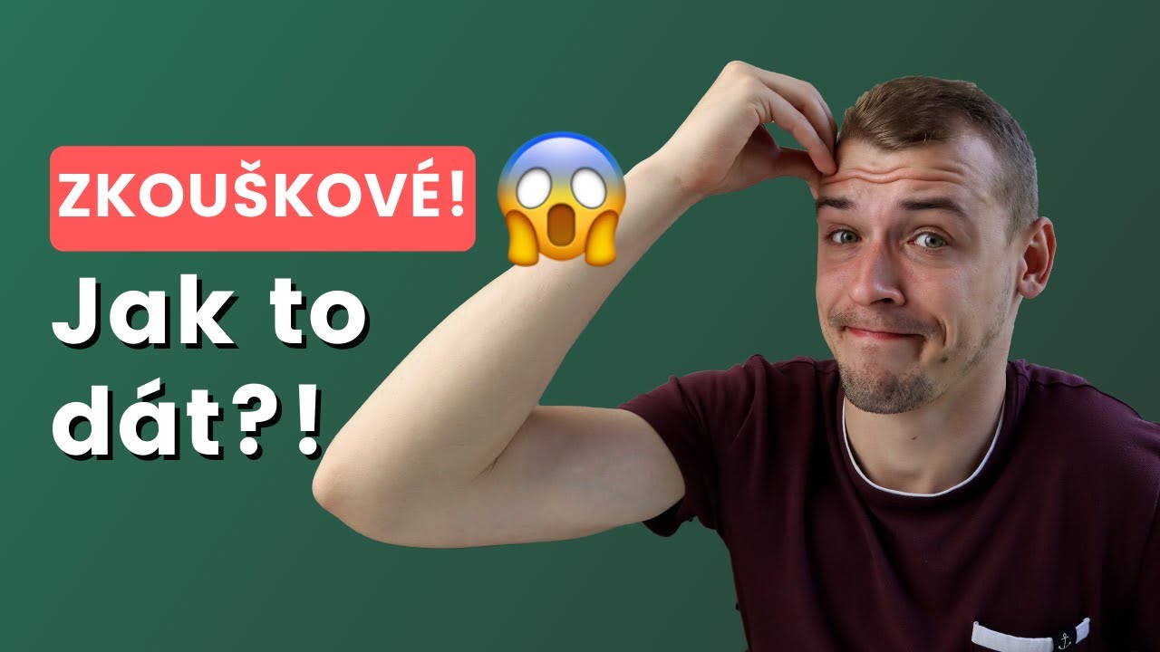 ZKOUŠKOVÉ OBDOBÍ: 4 tipy poslední záchrany