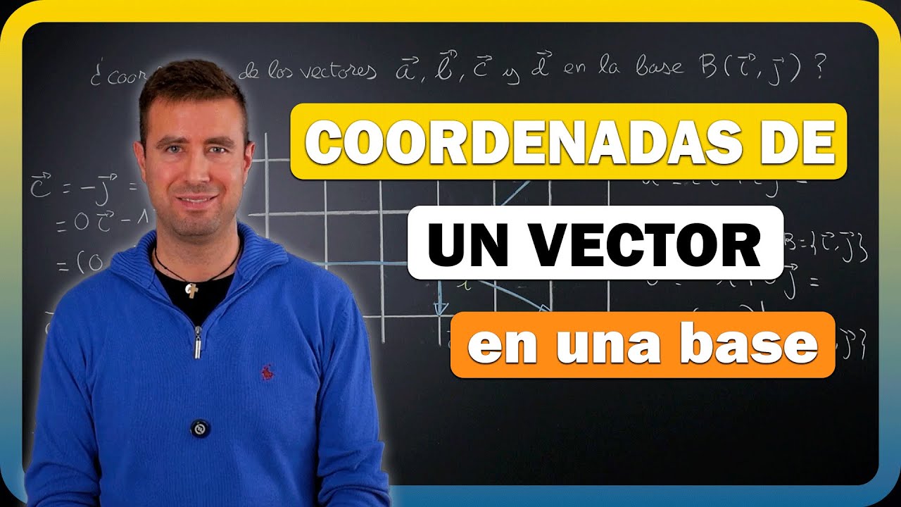 ↗️  Cómo obtener las Coordenadas de un Vector en una Base de forma Gráfica