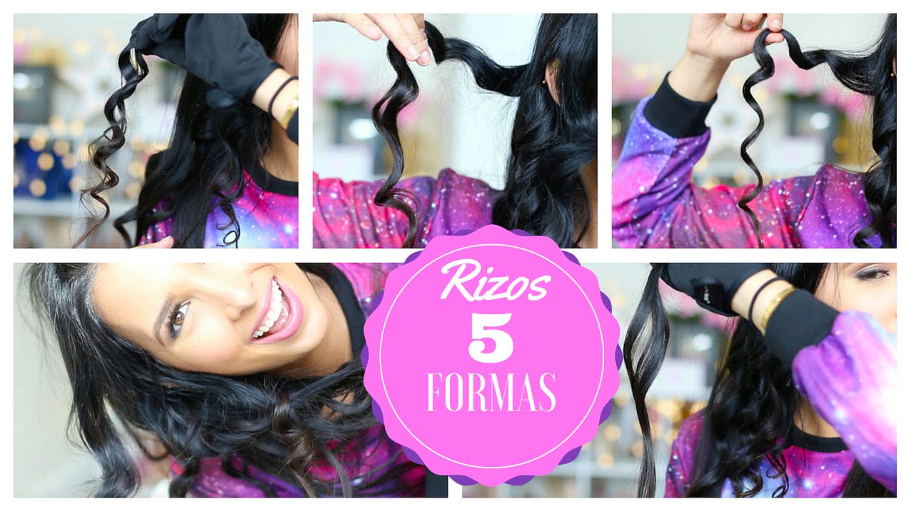5 FORMAS DE RIZAR TU CABELLO! - Mariale