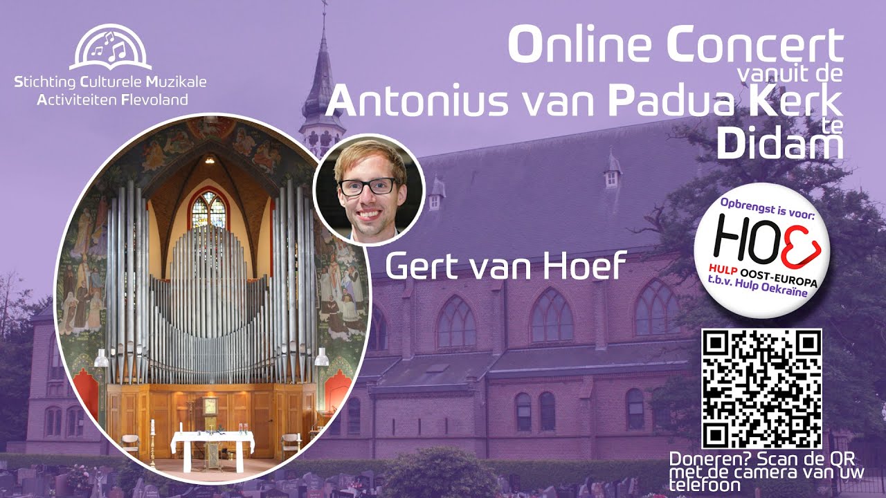 Gert van Hoef vanuit de Antonius van Padua Kerk te Didam