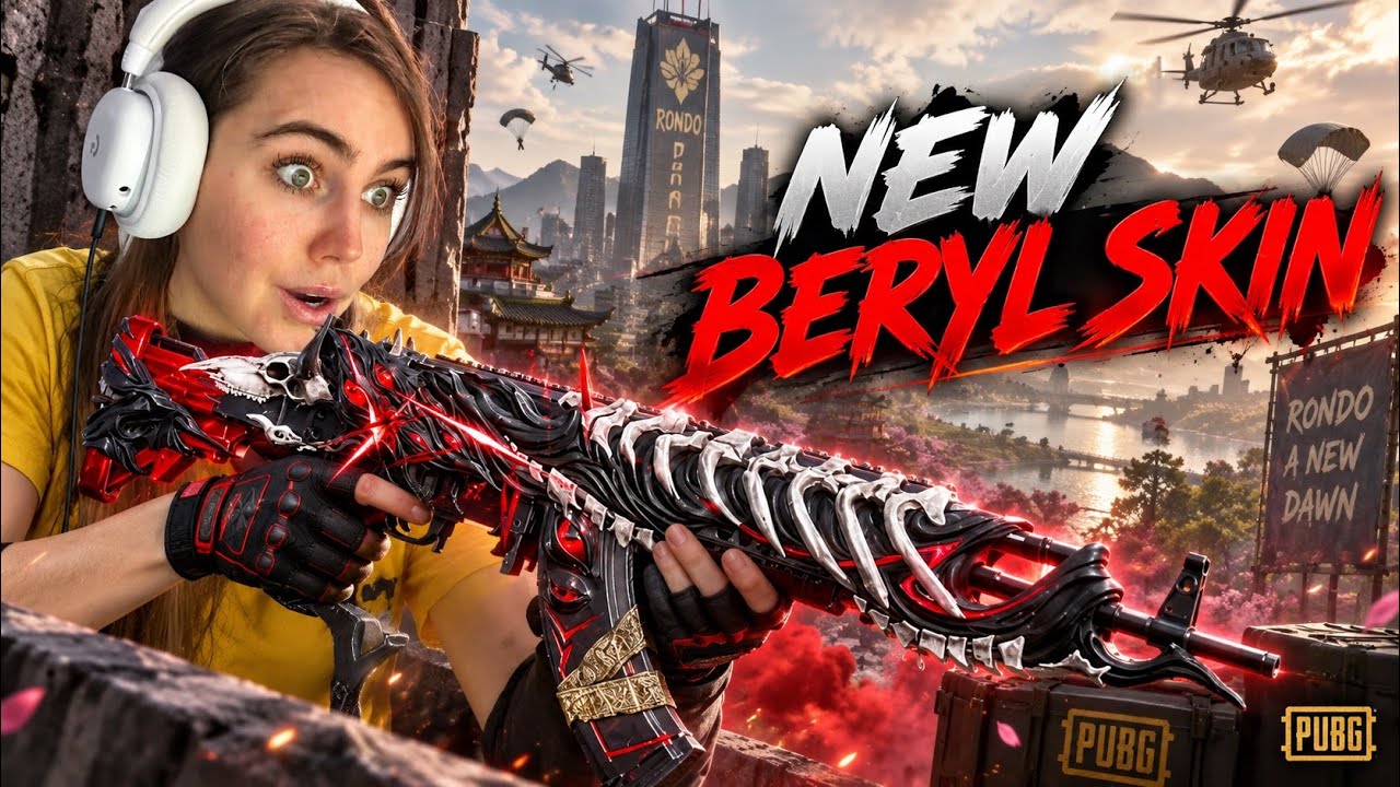 NEW PUBG UPDATE! NEW Beryl Progressive Skin! | DanucD TV