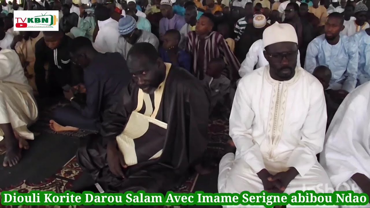 #Préire Du Korité Darou Salam Elhadji Omar Ndao Avéc Imame Serigne Elhadji Mouhamadou Abibou ndao