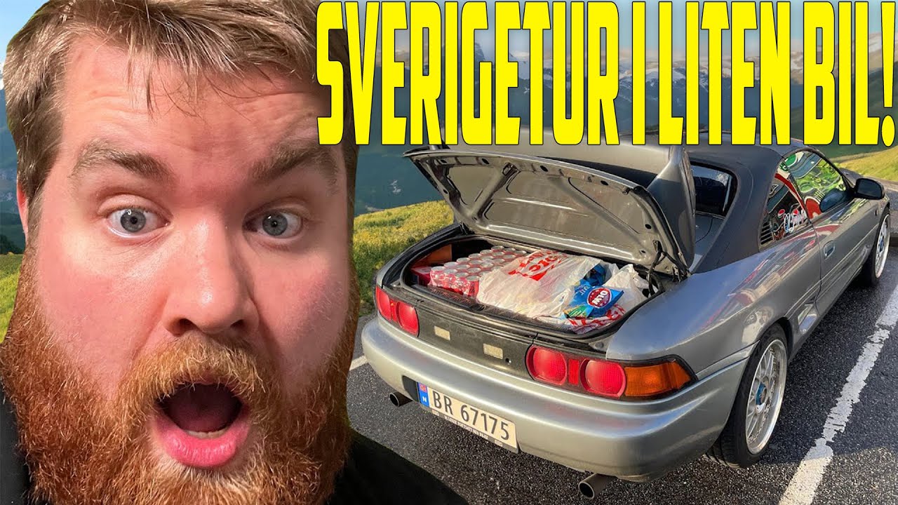 REISER MED LITEN BIL TIL SVERIGE!