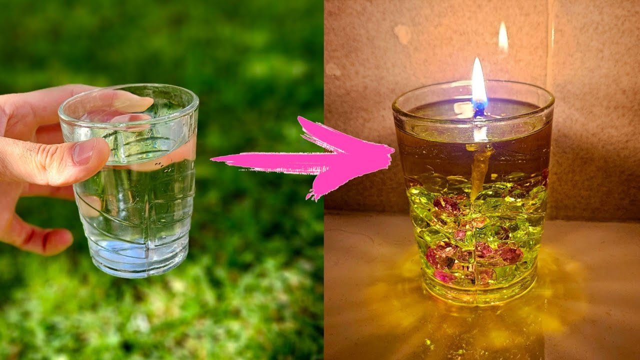 Nunca MAS COMPRES VELAS! Mira como HACER 1 Vela casera, infinita y ecológica (Rápido y facil)